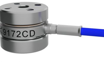 Der piezoelektrische Kraftaufnehmer 9172CD misst sowohl kleinste Kräfte als auch große bis 1000 N (Bild: Kistler).