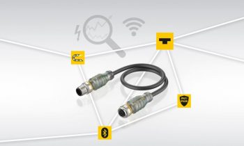 Der Steckverbinder verfügt über integrierte Elektronik zur Spannungs- und Stromüberwachung der Leitung sowie eine Bluetooth-Funkschnittstelle (Bild: Turck).