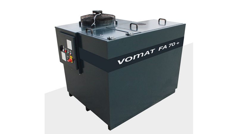 Die kompakte KSS-Filtrationsanlage ist besonders für Werkzeughersteller und -nachschleifer geeignet (Bild: Vomat).