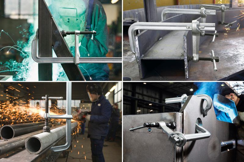 Die Ganzstahl-Hochleistungszwingen kommen überall dort zum Einsatz, wo die Anforderungen sehr hoch sind (Bild: Bessey).