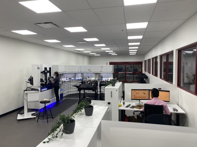 Im Zuge des neuen Tool-Management-Systems wurde auch ein Neubau der Werkzeugausgabe geplant (Bild: Walter AG).