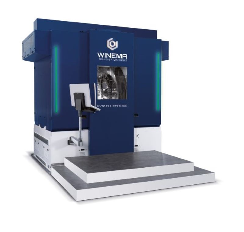 Die neue Transfermaschine fertigt bis zu 200 Teile pro Minute (Bild: Winema).