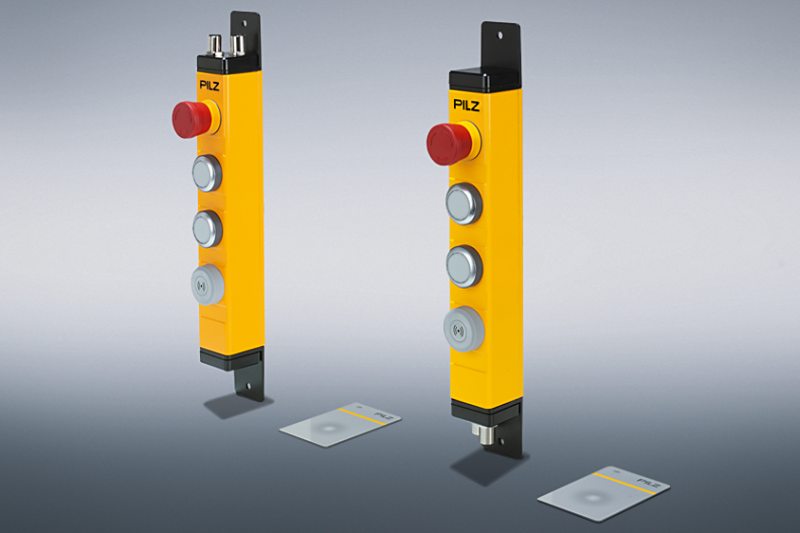 Durch die Integration des Zugangsberechtigungssystems in die Taster-Unit wird die Flexibilität verbessert (Bild: Pilz).
