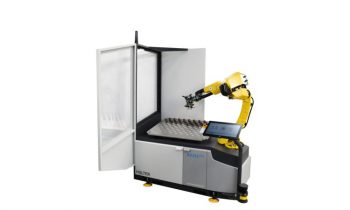 Der wirtschaftliche Industrieroboter wird zum Preis eines Cobots angeboten (Bild: Halter CNC Automation).
