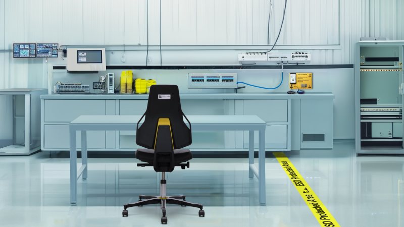 Der ergonomische Stuhl ist universell einsetzbar (Bild: Dauphin Human Design Group).