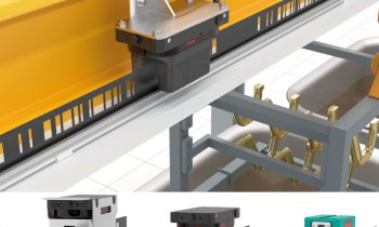 Absolutes Positioniersystem mit unterschiedlichen Leseköpfen (Bild: Pepperl+Fuchs).
