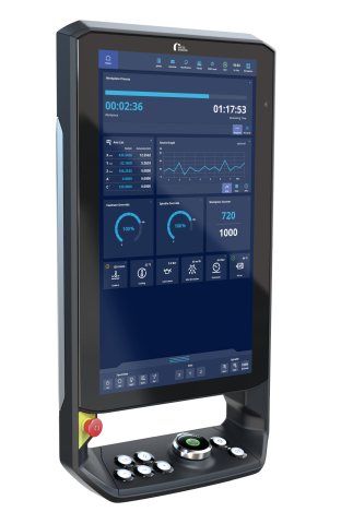 Das Multitouch-Display von Rafi biete eine einheitliche Bedienlösung für unterschiedliche Maschinengattungen (Bild: United Grinding Group).