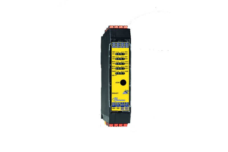 Das ASi-5-Safety-Multi-E/A-Modul »BWU4277« in Schutzart IP20 (Bild: Bihl+Wiedemann).