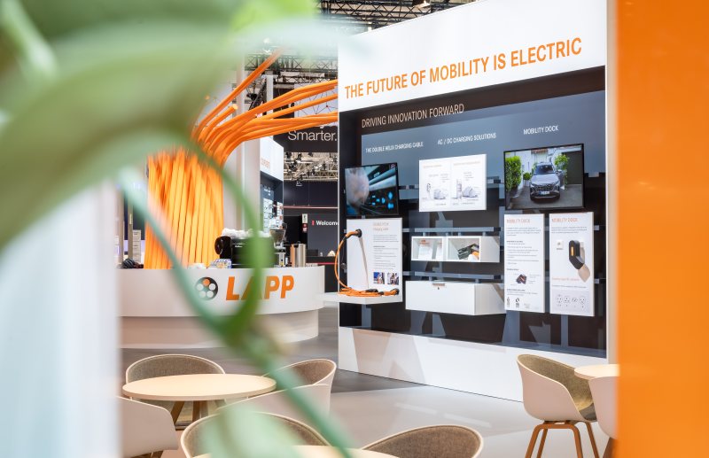 Im Bereich E-Mobility zeigt Lapp in diesem Jahr sowohl AC- als auch DC-Ladelösungen (Bild: Lapp).