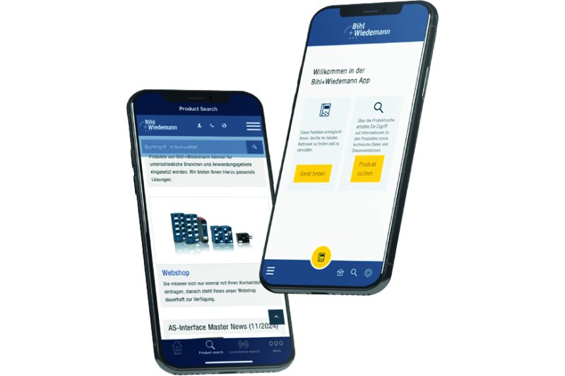 Die App für mobile Endgeräte erleichtert Diagnose und Wartung im ASi-Netzwerk (Bild: Bihl+Wiedemann).