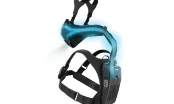 Hohe Anwenderfreundlichkeit dank komfortabler Halbmaske mit Kopfband, kombiniert mit hochwirksamen Filtern (Bild: optrel).