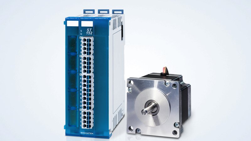 Die Schrittmotor-Endstufe bietet präzise Ansteuerung mit Closed-Loop-Regelung (Bild: Sigmatek).