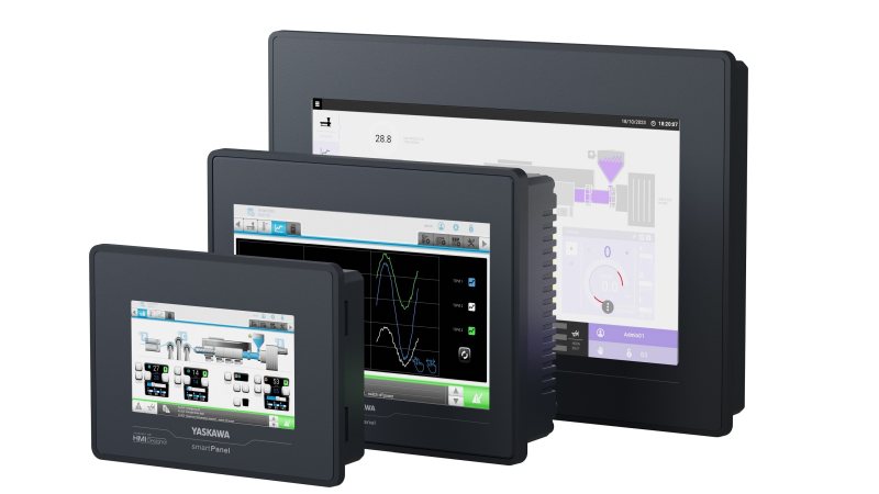 Die ARM-basierten Bedienpanels und die Panel-PCs mit Windows kommen mit neuer Soft- und Hardware (Bild: Yaskawa).