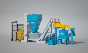 Beispiel einer vollautomatischen Späneaufbereitungsanlage von Aluminiumspänen (Bild: Lanner).