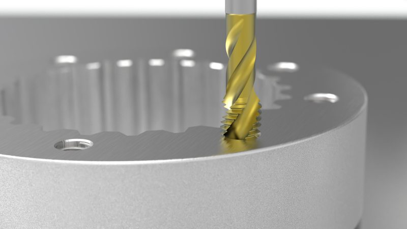 Der Gewindebohrer ist ein performantes Universalwerkzeug für die effiziente und prozesssichere Gewindefertigung (Bild: LMT Tools).