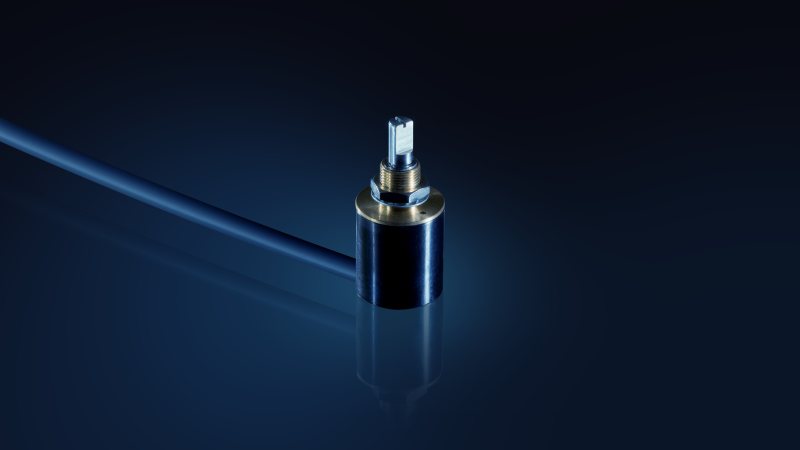 Absolut messender, kontaktloser Multiturn-Winkelsensor mit sehr kompakter Bauform (Bild: Novotechnik).