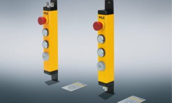 Sichere und intuitive Bedienung von Schutztüren mit integriertem Zugangsmanagement per RFID-Karte (Bild: Pilz).