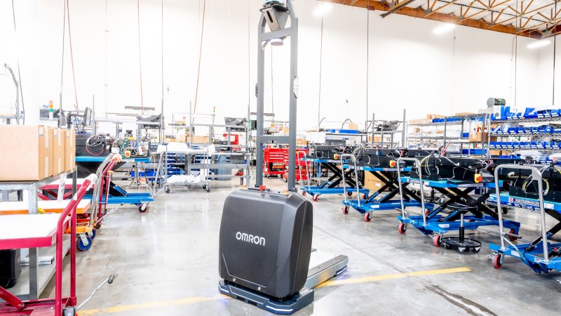 Der neue mobile Roboter (Bild: Omron).