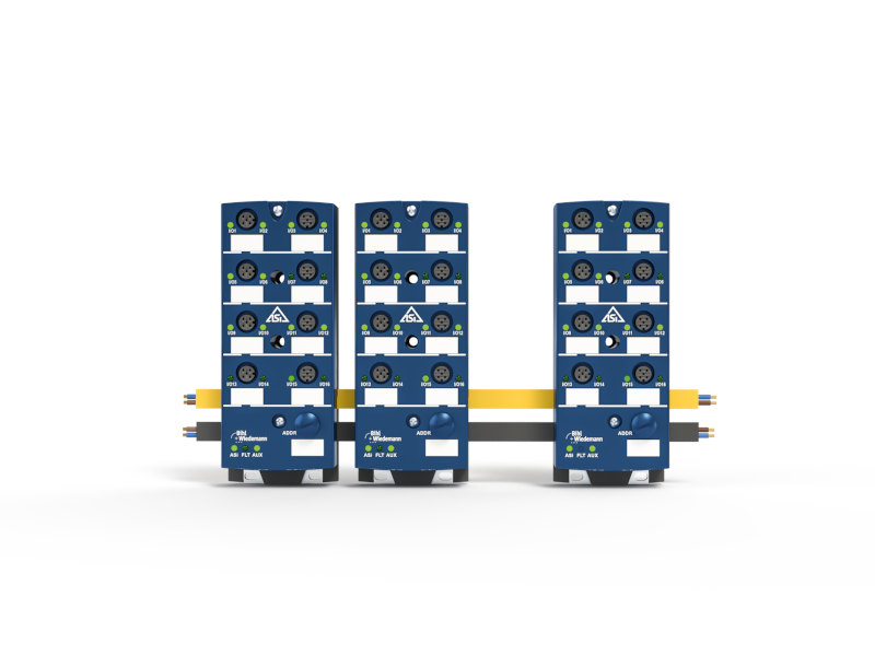 AS-Interface-Verdrahtung mit Profilkabel und Durchdringungstechnik (Bild: Bihl+Wiedemann).