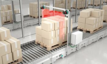 Für eine Konturerfassung ohne Abschattungen können bis zu drei Lidar-Sensoren an die Auswerteeinheit angeschlossen werden (Bild: Pepperl + Fuchs).