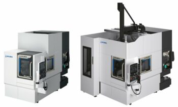 Die kompakte Maschine ist gut zu automatisieren (Bild: Okuma).