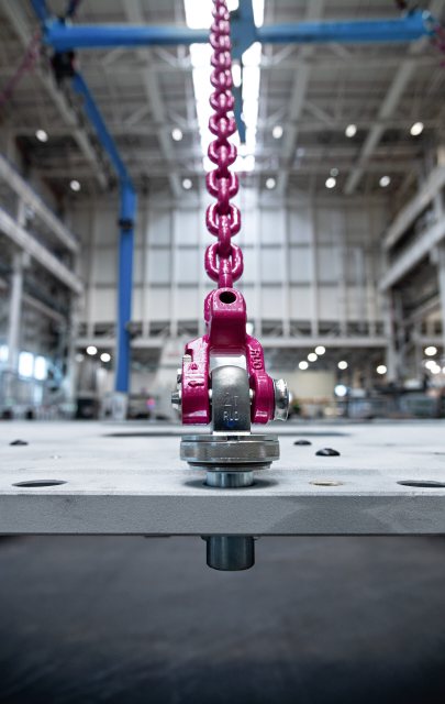 Klickbarer Gabelkopfschäkel »CCS-Fastlox« (Bild: RUD).