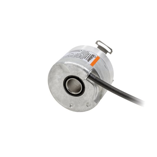 Beispiel Hohlwellenausführung Baugröße 58 mm (Bild: Kübler).