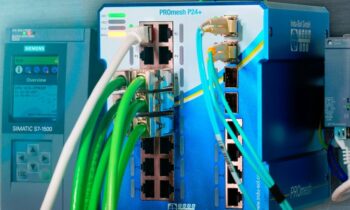 Switch mit Diagnosefunktionen wie Leitungs-, Netzwerk- und Umwelt-Monitoring (Bild: Indu-Sol).