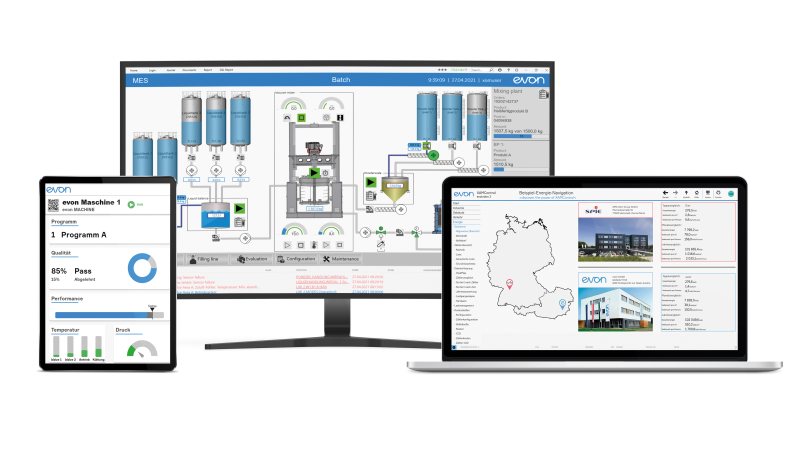 Software-Oberfläche (Bild: evon).