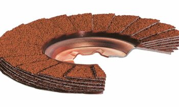 Die Fächerschleifscheiben machen sich schnell bezahlt (Bild: Lukas-Erzett).