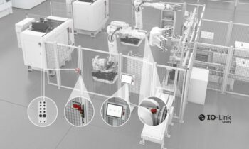 EUCHNER kombiniert seine bewährten und robusten Sicherheitskomponenten mit den Vorteilen der sicheren Kommunikation über IO-Link Safety (Bild: Euchner).