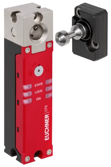 Der kompakte Sicherheitsschalter bietet eine hohe Zuhaltekraft von bis zu 5000 N (Bild: Euchner).