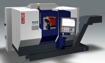 Die neue Universaldrehmaschine zur effizienten Komplettbearbeitung (Bild: Emco).