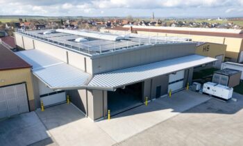 Das neue Rohmateriallager (Bild: mbo Oßwald).