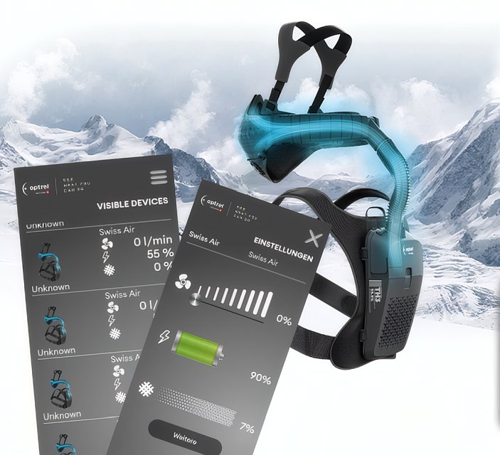 Die App ist für iOS und Android erhältlich (Bild: optrel).