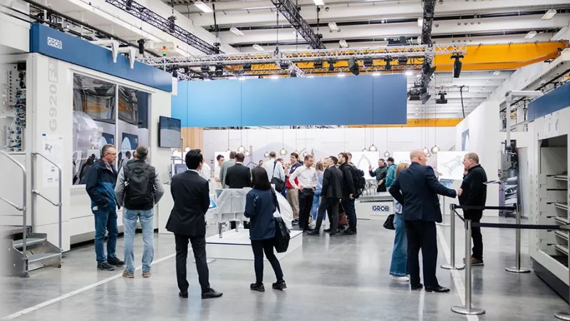 Impression von der Hausmesse 2025 (Bild: Grob-Werke).