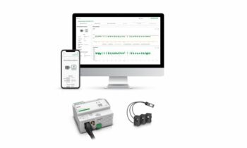 Das System zur Überwachung von Drehstrommotoren besteht aus einer Messeinheit und den Sensoren zur Stromerfassung (Bild: Schaeffler).