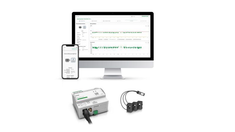 Das System zur Überwachung von Drehstrommotoren besteht aus einer Messeinheit und den Sensoren zur Stromerfassung (Bild: Schaeffler).