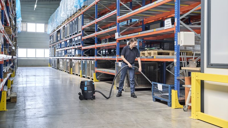Der Akku-Nass-Trockensauger sorgt für effiziente Reinigung unter hohen Sicherheitsstandards für Stäube der Klassen L und M (Bild: Nilfisk).