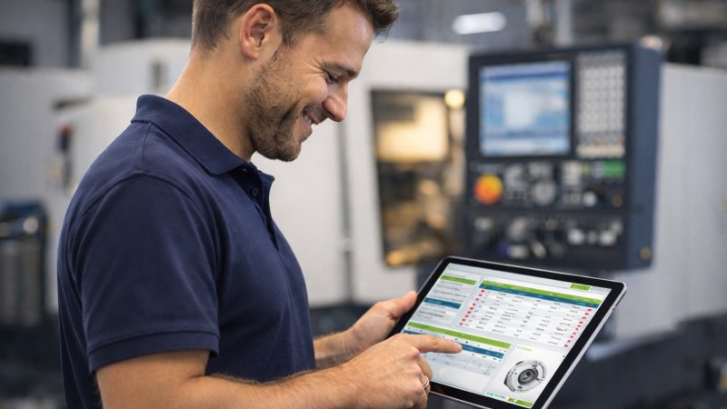 Das MES verbindet Feinplanung und Fertigung über eine gemeinsame Datenbasis (Bild: Sack EDV-Systeme, erstellt mit KI-Unterstützung).