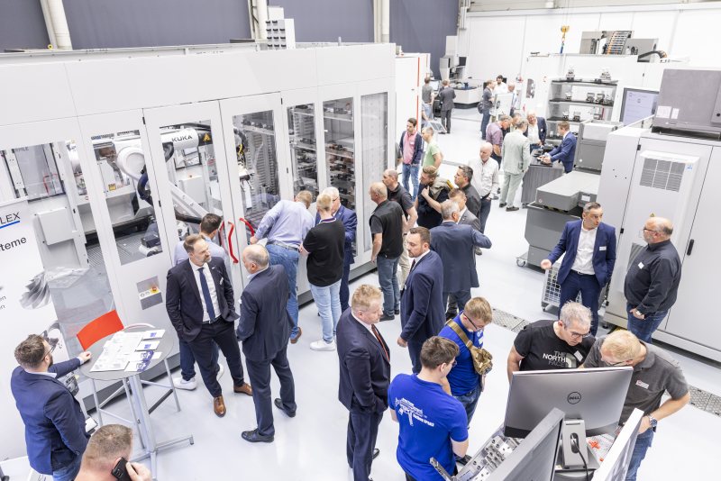 Impression von der Hausmesse 2025 (Bild: Hermle).