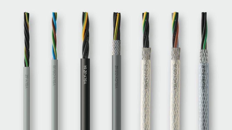 PVC-Steuerleitungen für feste Verlegung und unterschiedliche Industrieanwendungen (Bild: Lütze).