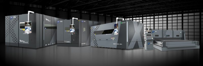 Die modulare Laserschneidplattform umfasst vier Maschinenreihen (Bild: MicroStep).
