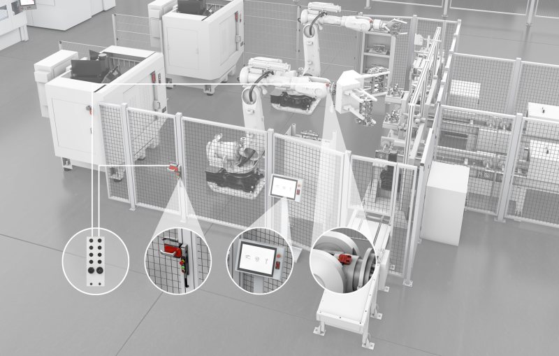 Die Kombination aus robusten Sicherheitskomponenten und IO-Link Safety erschließt neue Möglichkeiten für eine sichere Kommunikation in der Automatisierung (Bild: Euchner).