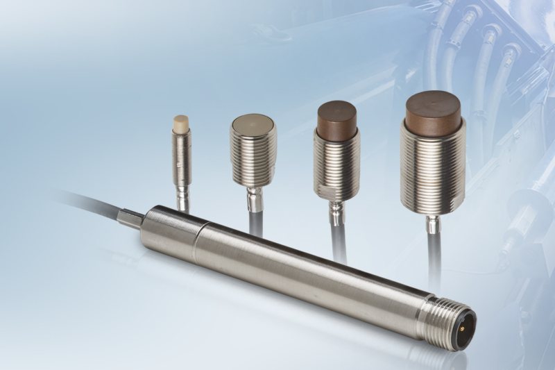 Die Wirbelstrom-Wegsensoren für industrielle Anwendungen sind robust und kompakt ausgeführt (Bild: Micro-Epsilon).