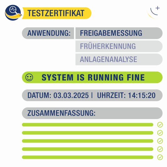 Die Diagnosesoftware erstellt im Rahmen einer Freigabemessung einen detaillierten Prüfbericht inklusive Dokumentation als PDF (Bild: Bihl+Wiedemann).