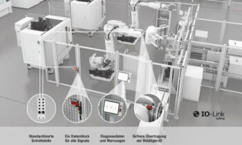 IO-Link Safety bietet eine herstellerunabhängige Schnittstelle zur sicheren Kommunikation für Sensoren und Aktoren in der Automatisierungstechnik (Bild: Euchner).