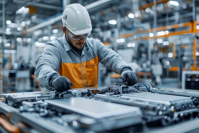 Innerhalb von nur zehn Wochen konnte ein Maschinen- und Anlagenbauer eine komplett vorinstallierte Testzelle an einen renommierten Batteriehersteller ausliefern (Bild: Lapp/KI-generiert).