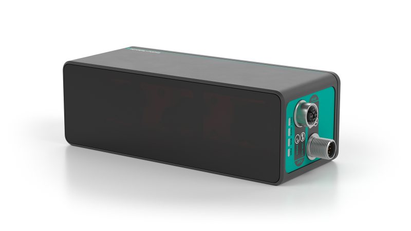 Vision-Sensor mit integriertem Algorithmus für die Berechnung von Volumen, Dimensionen, Rotation und Position (Bild: Pepperl+Fuchs).