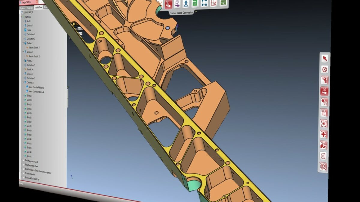 Das neue Tool erlaubt die Konvertierung voll bearbeitbarer Modelle zwischen den vier größten CAD-Systemen (Bild: CoreTechnologie GmbH).